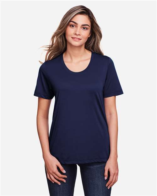 CORE365 - Camiseta deportiva Fusion ChromaSoft™ para mujer - CE111W