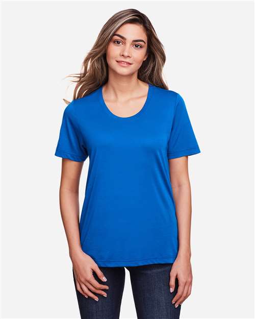 CORE365 - Camiseta deportiva Fusion ChromaSoft™ para mujer - CE111W
