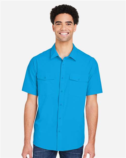 CORE365 - Camisa Ultra UVP® Marina para hombre - CE510