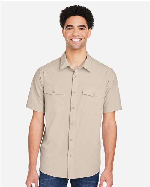 CORE365 - Camisa Ultra UVP® Marina para hombre - CE510