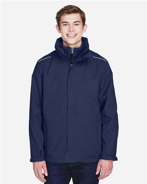 CORE365 - Chaqueta 3 en 1 con forro polar para hombre - 88205