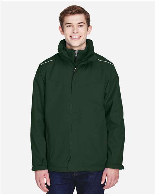 CORE365 - Men's Region 3-in-1 Jacket with Fleece Liner - 88205