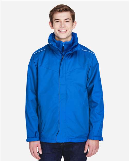 CORE365 - Chaqueta 3 en 1 con forro polar para hombre - 88205