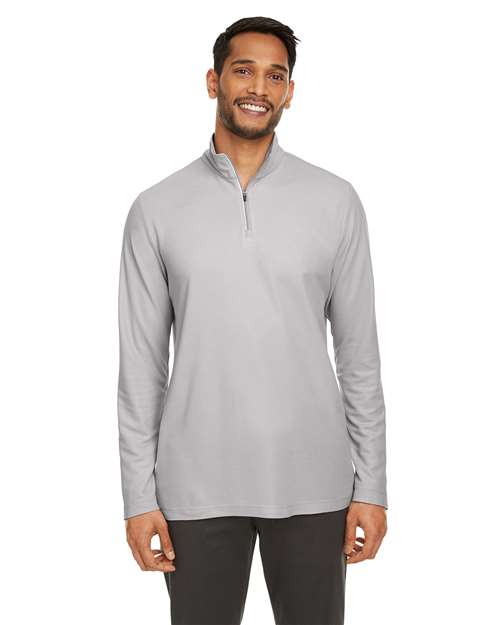 CORE365 - Jersey de piqué con cremallera de un cuarto Fusion ChromaSoft™ para hombre - CE405