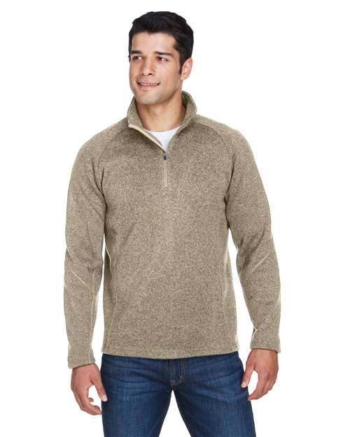 Devon & Jones - Unisex Bristol Sweater Fleece Quarter-Zip Pullover - DG792
