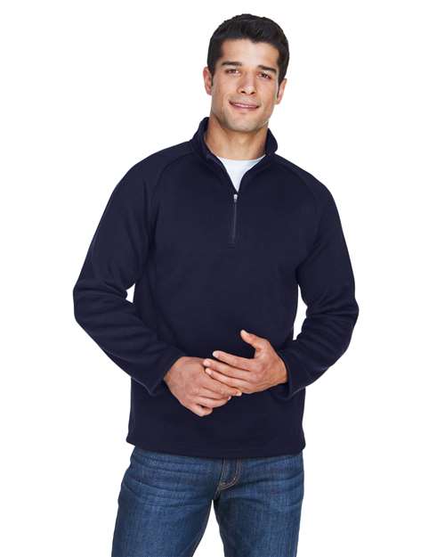 Devon & Jones - Suéter unisex Bristol de polar con cremallera de un cuarto - DG792