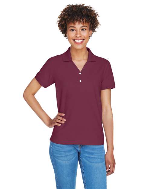 Devon & Jones - Polo Pima Piqué para mujer - D100W