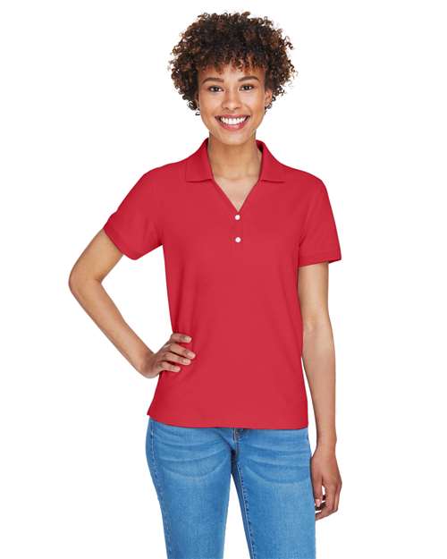 Devon & Jones - Polo Pima Piqué para mujer - D100W
