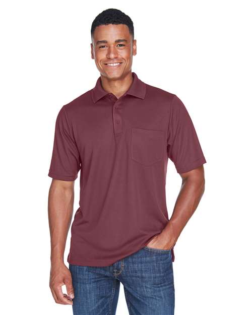 CORE365 - Polo de piqué Origin Performance con bolsillo para hombre - 88181P