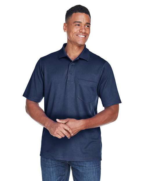 CORE365 - Polo de piqué Origin Performance con bolsillo para hombre - 88181P