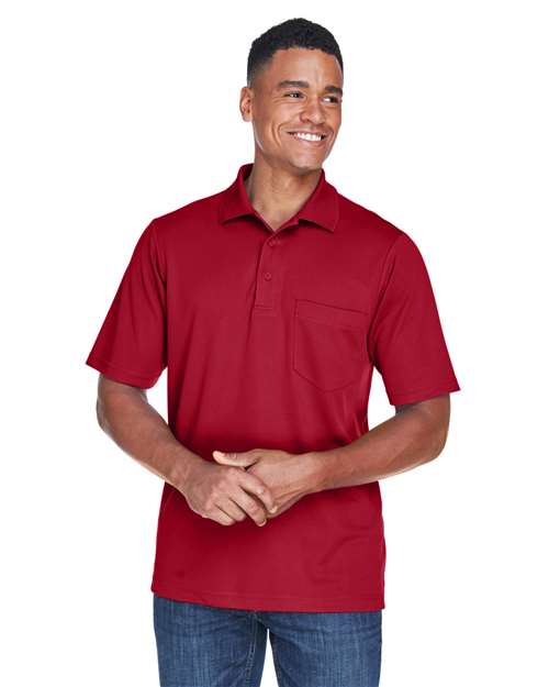 CORE365 - Polo de piqué Origin Performance con bolsillo para hombre - 88181P
