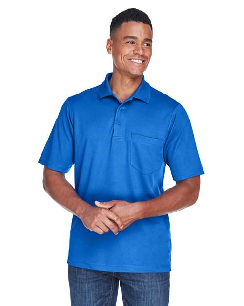 CORE365 - Polo de piqué Origin Performance con bolsillo para hombre - 88181P