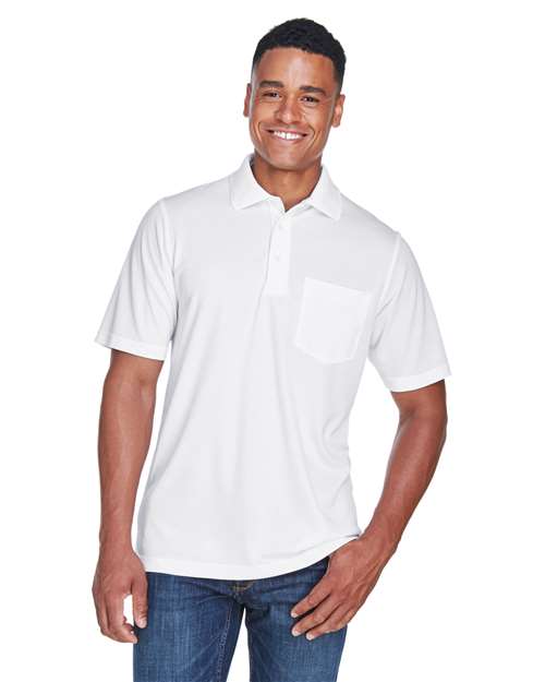 CORE365 - Polo de piqué Origin Performance con bolsillo para hombre - 88181P