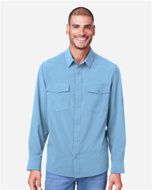 CORE365 - Camisa Ultra UVP® Marina para hombre - CE510L