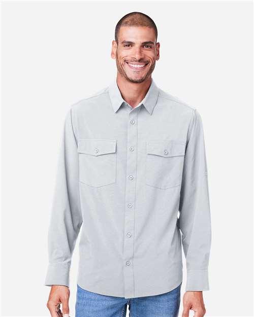 CORE365 - Camisa Ultra UVP® Marina para hombre - CE510L