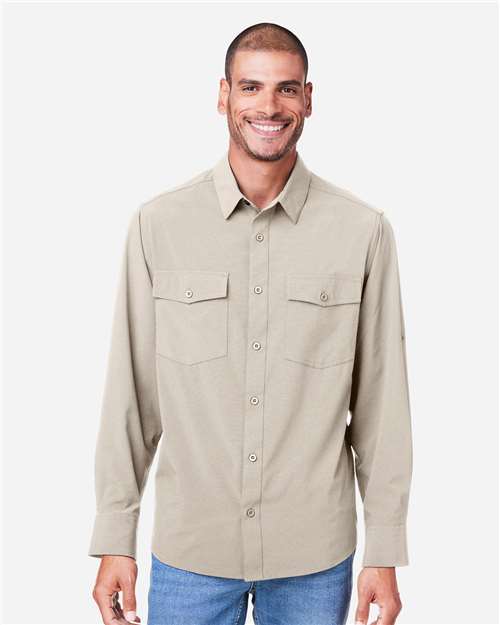 CORE365 - Camisa Ultra UVP® Marina para hombre - CE510L