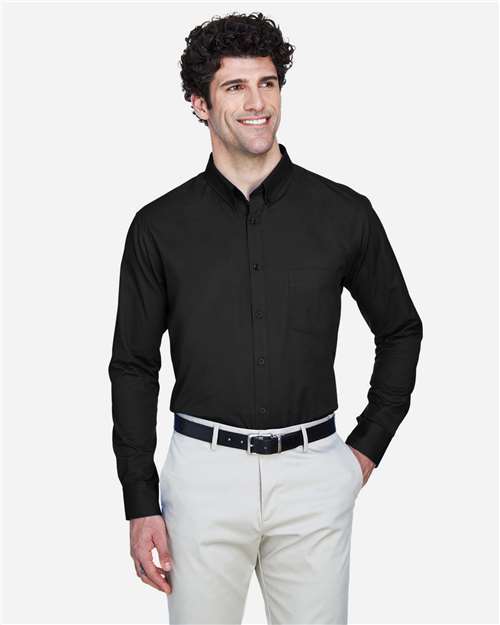 CORE365 - Camisa de vestir de sarga Operate para hombre - 88193