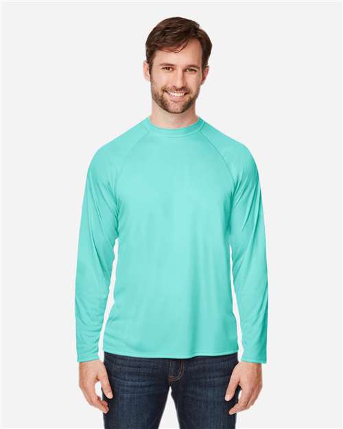 CORE365 - Unisex Ultra UVP™ Marina Raglan Long Sleeve T-Shirt - CE110