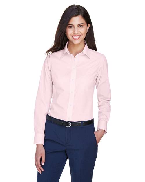 Devon & Jones - Women's Crown Collection® Gingham Check Woven Dress Shirt - D640W