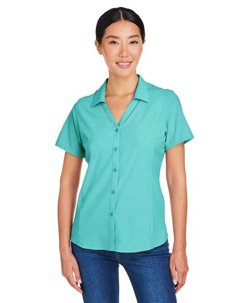 CORE365 - Camisa Ultra UVP® Marina para mujer - CE510W