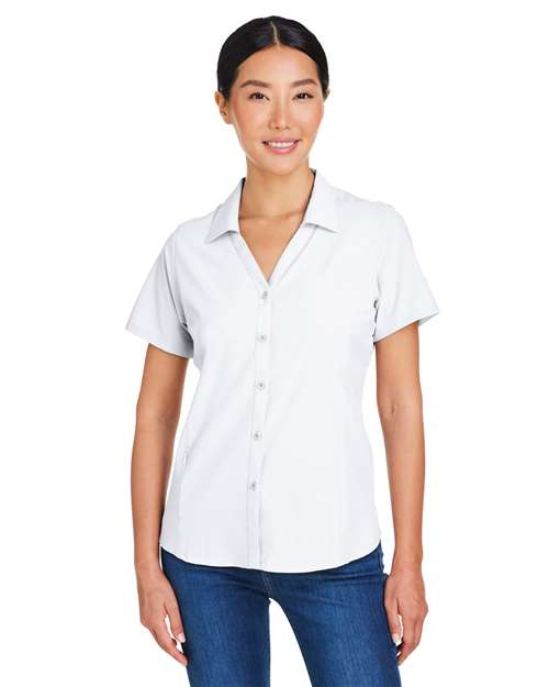 CORE365 - Camisa Ultra UVP® Marina para mujer - CE510W