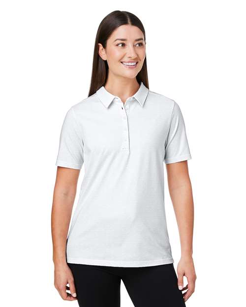 Devon & Jones - Polo geométrico Crownlux Performance® para mujer - DG101W