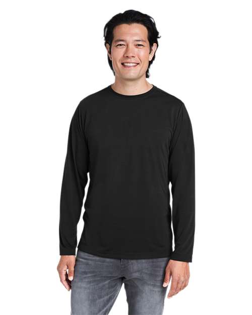 CORE365 - Camiseta de manga larga unisex Fusion ChromaSoft™ Performance - CE111L
