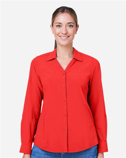 CORE365 - Camisa Ultra UVP® Marina para mujer - CE510LW