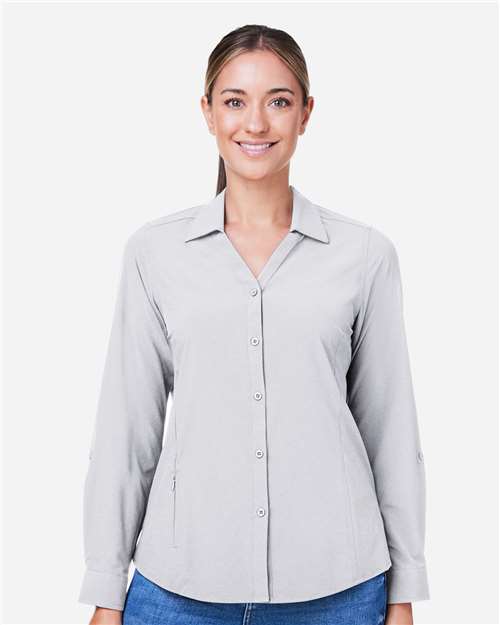 CORE365 - Camisa Ultra UVP® Marina para mujer - CE510LW