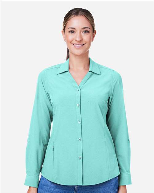 CORE365 - Camisa Ultra UVP® Marina para mujer - CE510LW