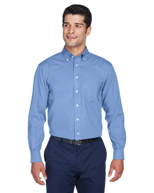 Devon & Jones - Camisa de vestir Oxford Crown Collection® para hombre - D630