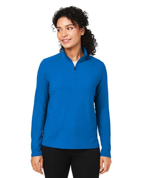 Devon & Jones - Jersey elástico Raleigh con cremallera de un cuarto para mujer - DG425W