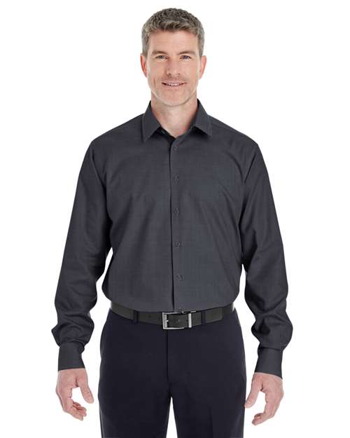 Devon & Jones - Camisa de vestir Royal Dobby de la colección Crown® para hombre - DG532