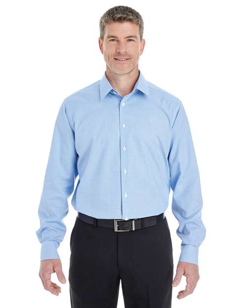 Devon & Jones - Camisa de vestir Royal Dobby de la colección Crown® para hombre - DG532