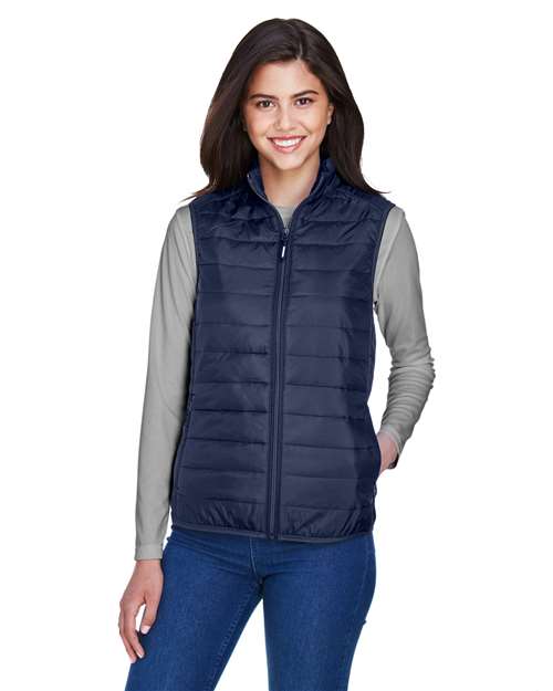 CORE365 - Chaleco acolchado plegable Prevail para mujer - CE702W