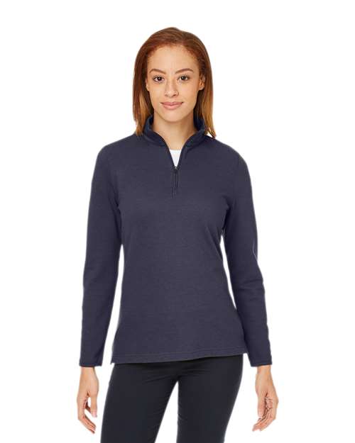 Devon & Jones - Jersey de alto rendimiento New Classics® con cremallera de un cuarto para mujer - DG400W