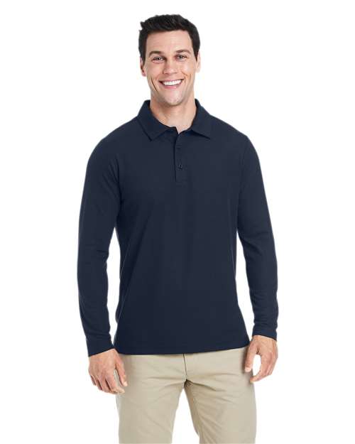 CORE365 - Men's Fusion ChromaSoft™ Long Sleeve Pique Polo - CE112L