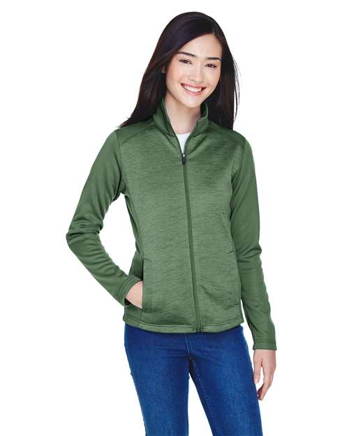 Devon & Jones - Chaqueta de forro polar Newbury con cremallera completa y diseño jaspeado para mujer - DG796W