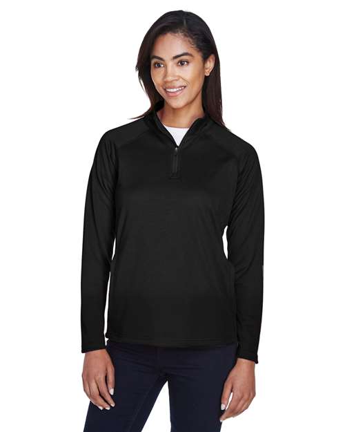 Devon & Jones - Jersey elástico Tech-Shell® Compass con cremallera de un cuarto para mujer - DG440W