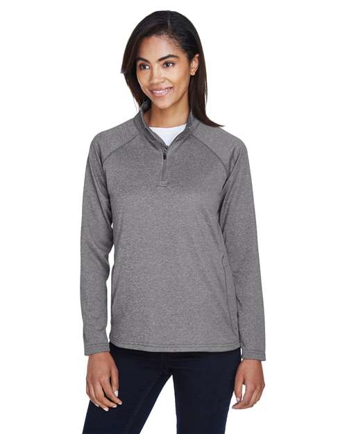 Devon & Jones - Jersey elástico Tech-Shell® Compass con cremallera de un cuarto para mujer - DG440W