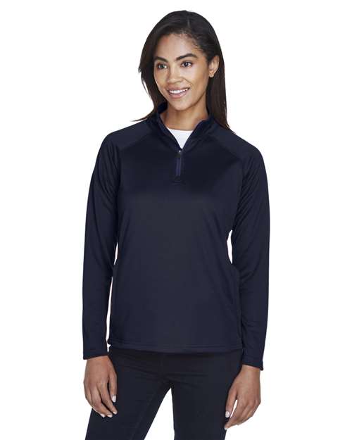 Devon & Jones - Jersey elástico Tech-Shell® Compass con cremallera de un cuarto para mujer - DG440W