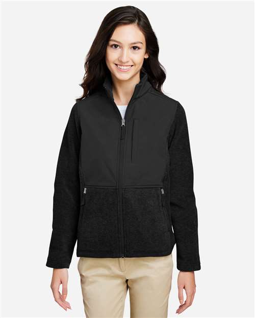 CORE365 - Chaqueta híbrida de cremallera completa Journey Summit para mujer - CE890W