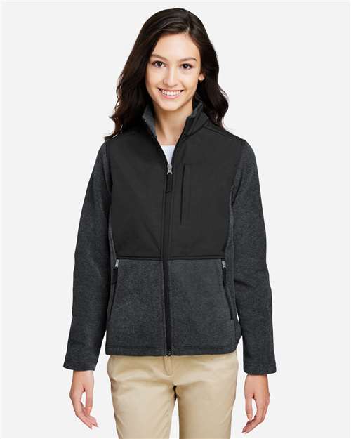 CORE365 - Chaqueta híbrida de cremallera completa Journey Summit para mujer - CE890W