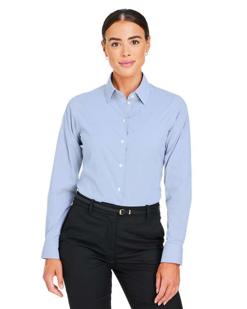 Devon & Jones - Camisa de vestir CrownLux Performance® con microrayas para mujer - DG537W