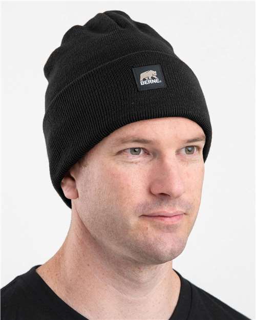 Berne Apparel - Gorro de punto con puños Heritage - H150