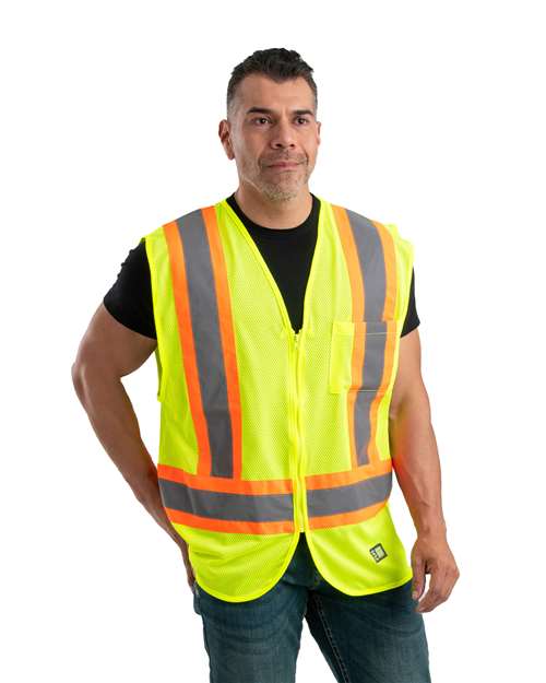Berne Apparel - Men's Hi-Vis Class 2 Multi-Color Vest - HVV046