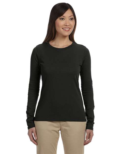 econscious - Camiseta clásica de manga larga para mujer - EC3500