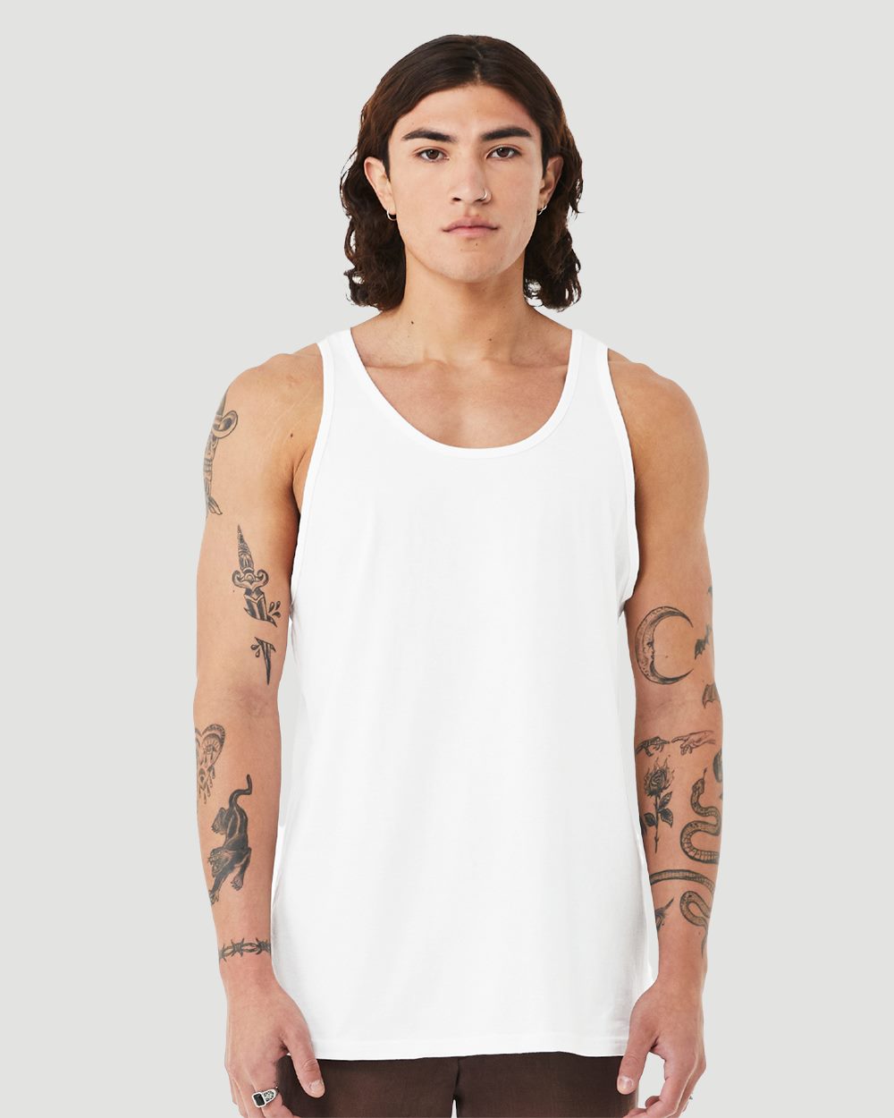 BELLA + CANVAS - Camiseta unisex de tirantes CVC jaspeada - 3480CVC