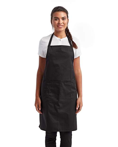 Colección Artisan de Reprime - Delantal con pechera de bolsillo reciclado - RP154