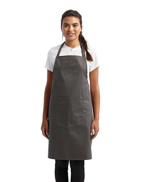 Colección Artisan de Reprime - Delantal con pechera de bolsillo reciclado - RP154